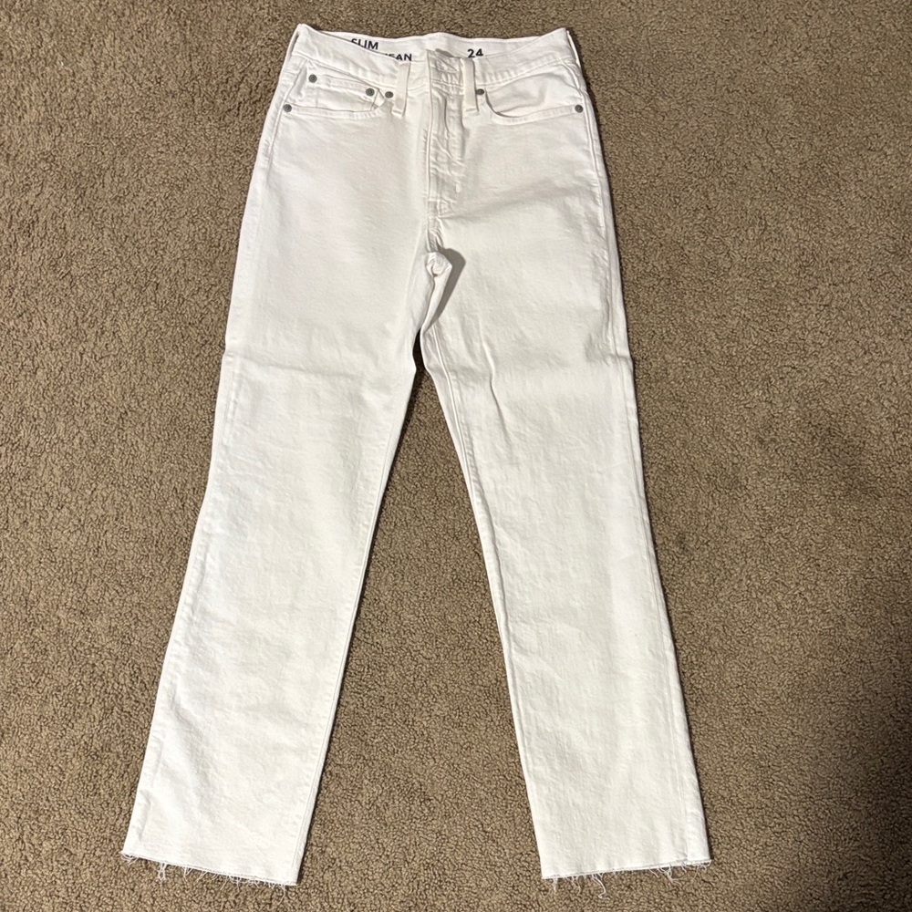 J. Crew Women's White Boyfriend Jean, NWOT
